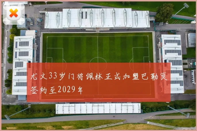 尤文33岁门将佩林正式加盟巴勒莫签约至2029年